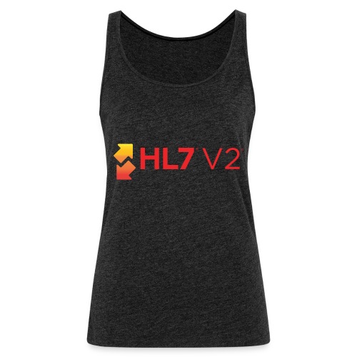 HL7 Version 2 Logo - Women's Premium Tank Top