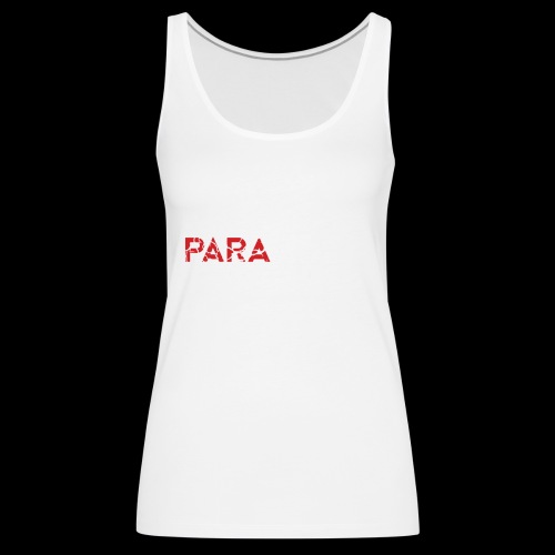 PARAFlixx White Grunge - Women's Premium Tank Top