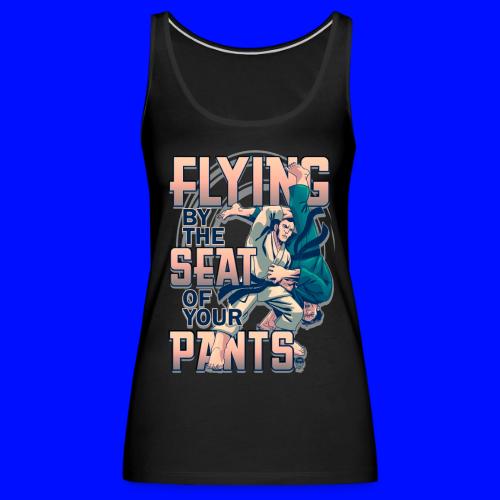 Judo Shirt - Jiu Jitsu Flying Kata Guruma - Women's Premium Tank Top