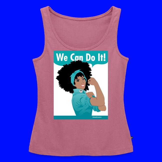 GlobalCouture WeCanDoIt TEAL Poster RGB png