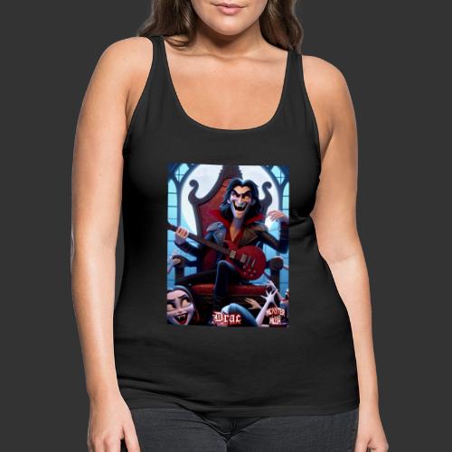 Monster Mosh 2024 Tour Drac on Guitar (D-005A) - Women's Premium Tank Top