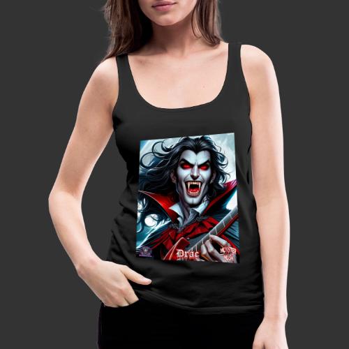 Monster Mosh 2024 Tour Drac on Guitar (D-001A) - Women's Premium Tank Top