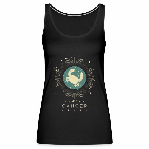 Protective Cancer Constellation Month June July - Women's Premium Tank Top