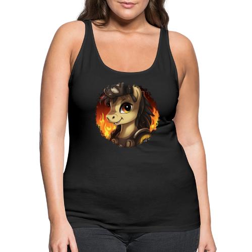 Firefighter pony - Women's Premium Tank Top