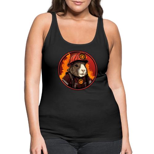 Firefighter guinea pig - Women's Premium Tank Top