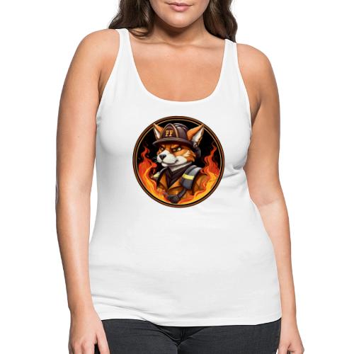 Fox Firefighter - Women's Premium Tank Top