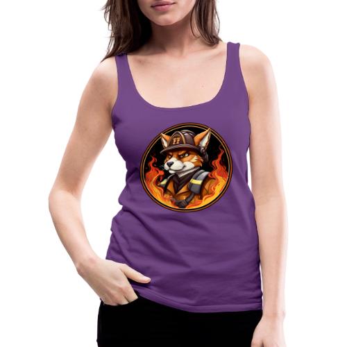 Fox Firefighter - Women's Premium Tank Top