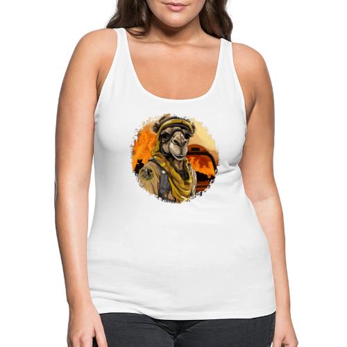 Camel Firefighter - Women's Premium Tank Top