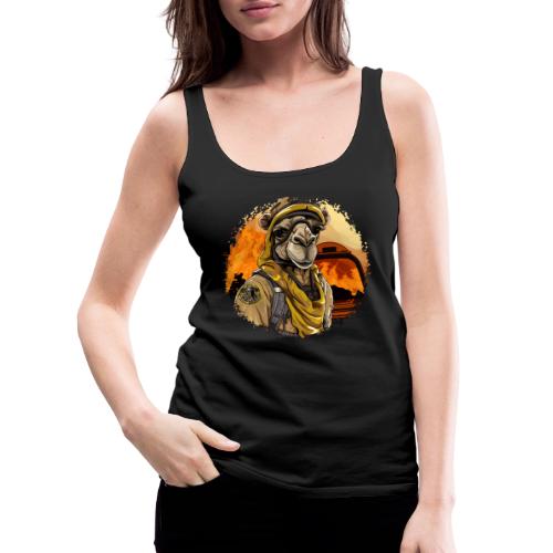 Camel Firefighter - Women's Premium Tank Top