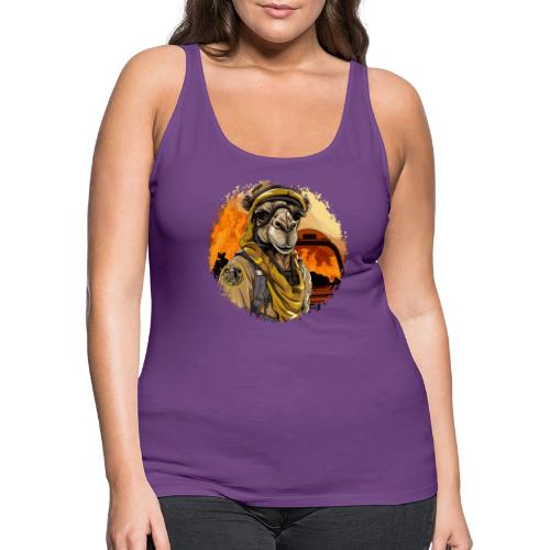 Camel Firefighter - Women's Premium Tank Top
