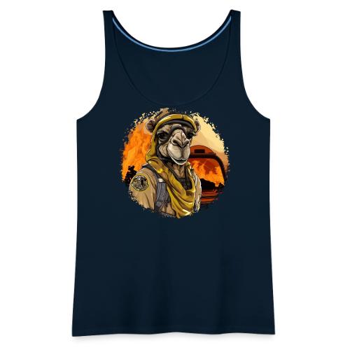 Camel Firefighter - Women's Premium Tank Top