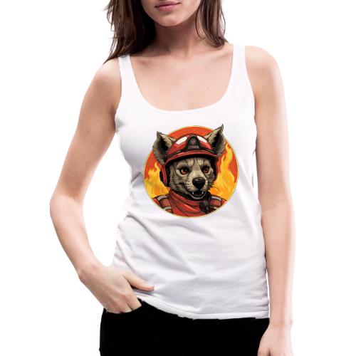 Firefighter hyena - Women's Premium Tank Top