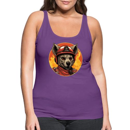 Firefighter hyena - Women's Premium Tank Top