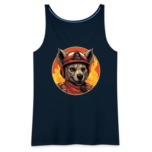 Firefighter hyena - Women's Premium Tank Top