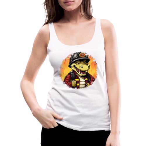 Fireman crocodile - Women's Premium Tank Top