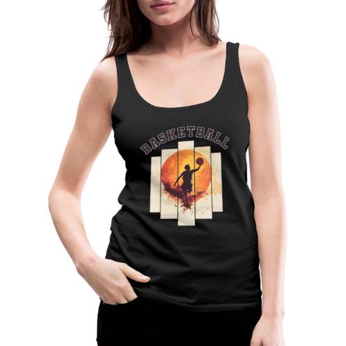 Basketball again and again - Women's Premium Tank Top