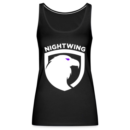 Nightwing White Crest - Women's Premium Tank Top