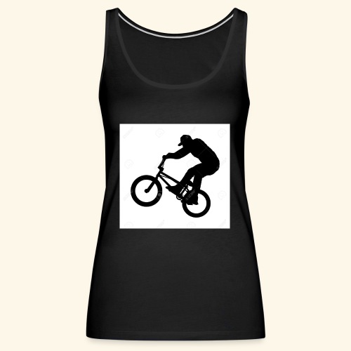 Rider silhouette - Women's Premium Tank Top