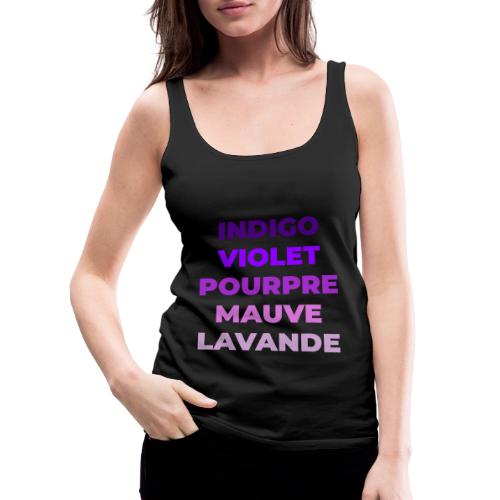 Shades of purple - Women's Premium Tank Top