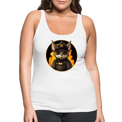 Firefighter bat - Women's Premium Tank Top