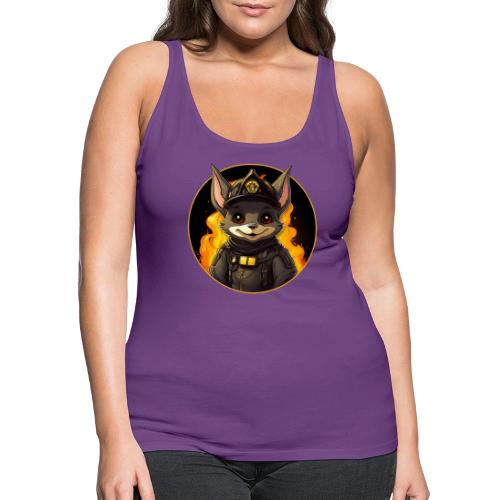 Firefighter bat - Women's Premium Tank Top
