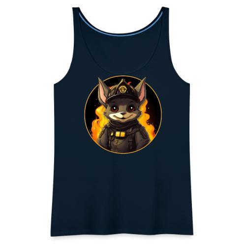 Firefighter bat - Women's Premium Tank Top