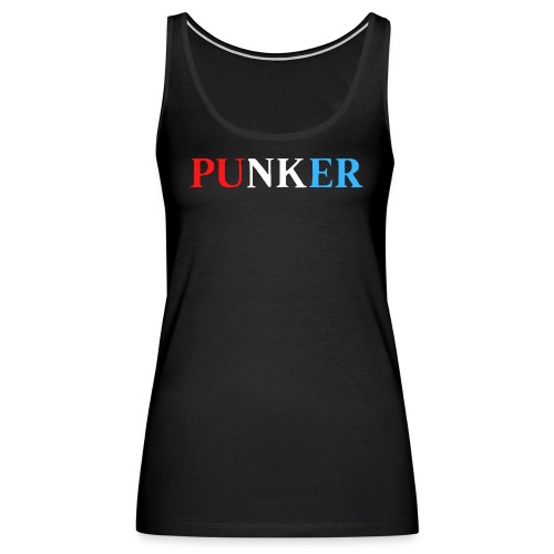 PUNKER USA (Red, White and Blue) - Women's Premium Tank Top