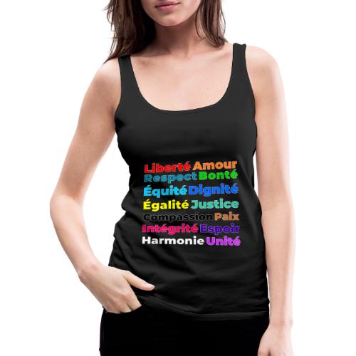Words of Light - Women's Premium Tank Top