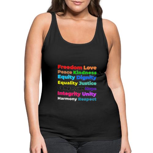 Words of Light - Women's Premium Tank Top