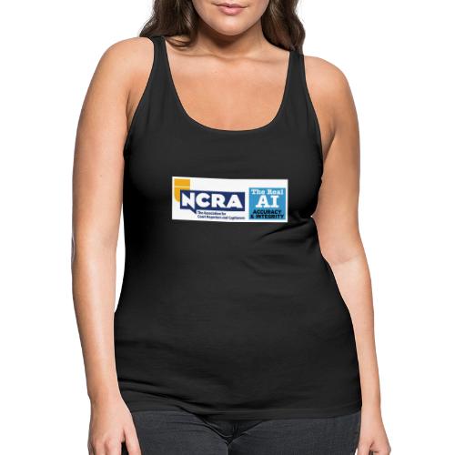 NCRA & AI logo with tagline - Women's Premium Tank Top