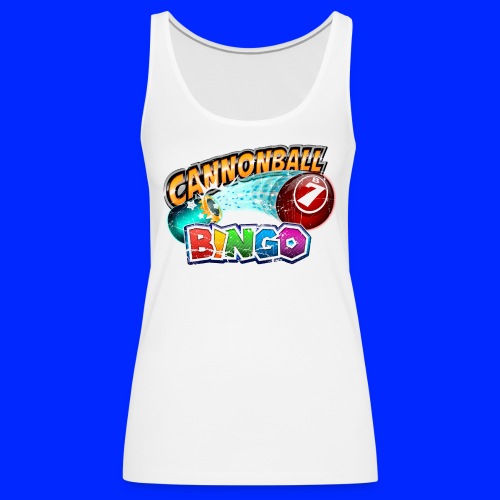 Vintage Cannonball Bingo Logo - Women's Premium Tank Top