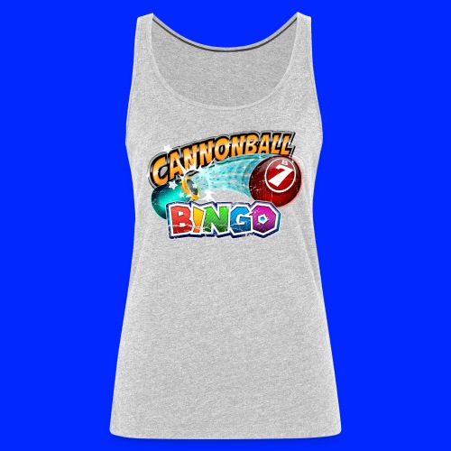 Vintage Cannonball Bingo Logo - Women's Premium Tank Top