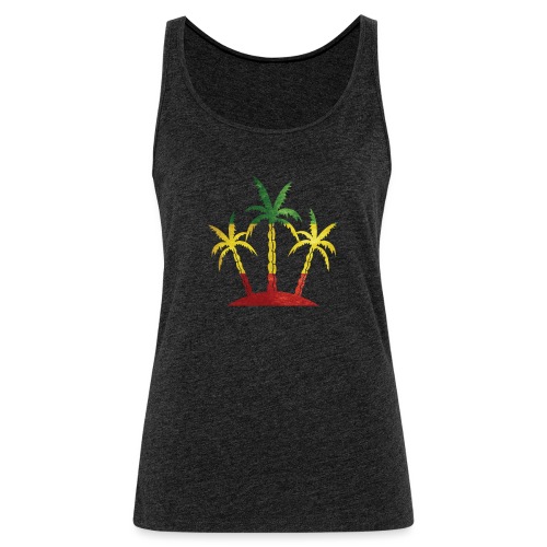 Palm Tree Reggae - Women's Premium Tank Top