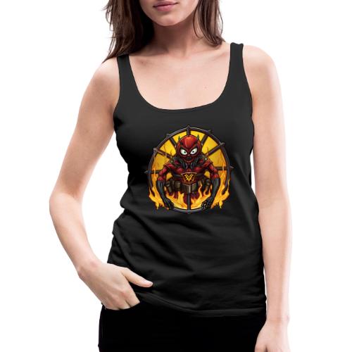 Firefighter spider - Women's Premium Tank Top