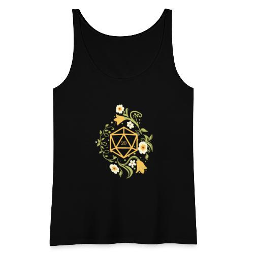 Polyhedral D20 Dice of the Druid - Women's Premium Tank Top