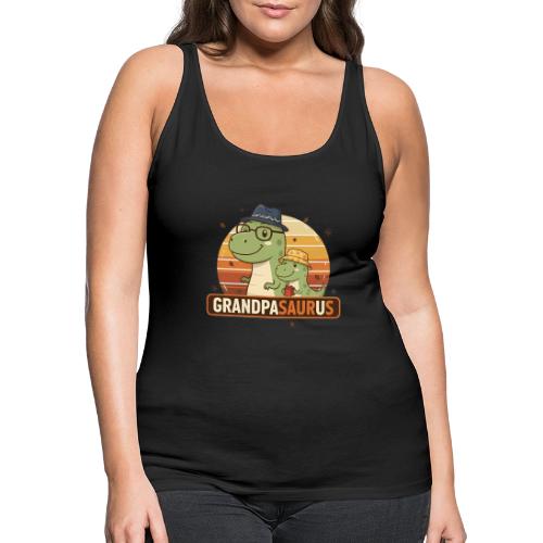 GrandpaSaurus Sunset Duo - Women's Premium Tank Top