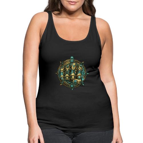 Cyberpunk Power Robot Hand - Women's Premium Tank Top
