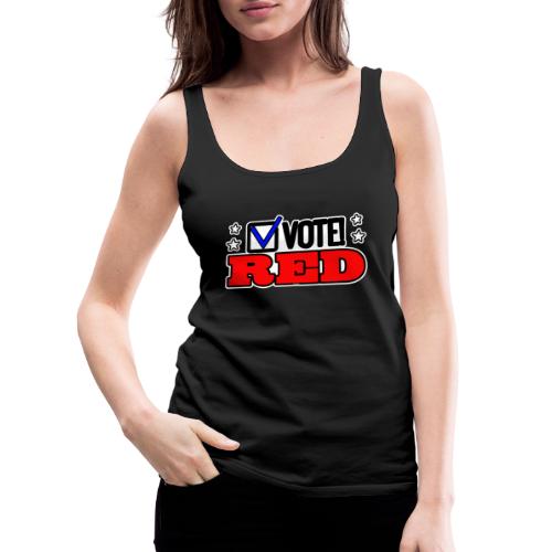 VOTE RED - Women's Premium Tank Top