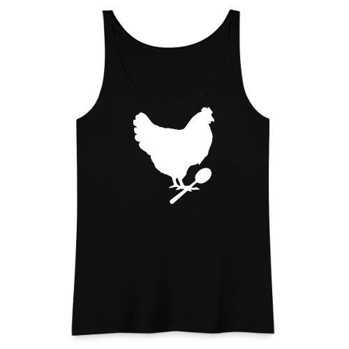 Cosmopolitan Cornbread Hen & Spoon Logo - Women's Premium Tank Top