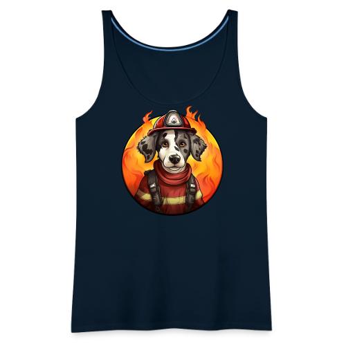 Dog Firefighter - Women's Premium Tank Top