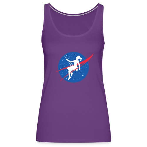 In Space No one Can Hear You Swing - Women's Premium Tank Top
