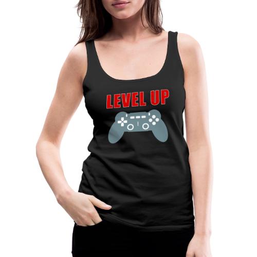 Level Up Gamer Controller Apparel - Women's Premium Tank Top