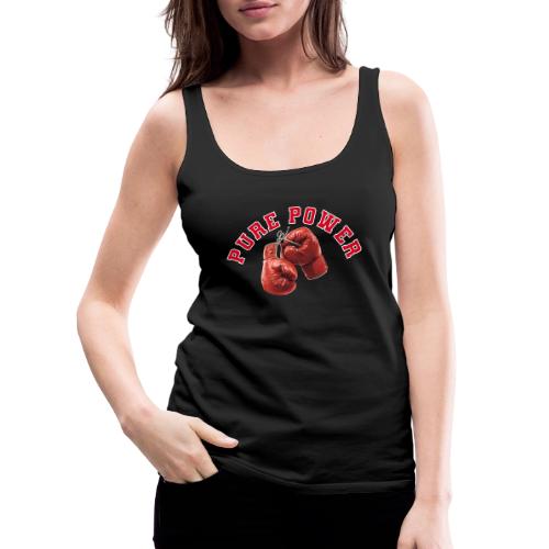Boxing: Pure Power Punch - Women's Premium Tank Top
