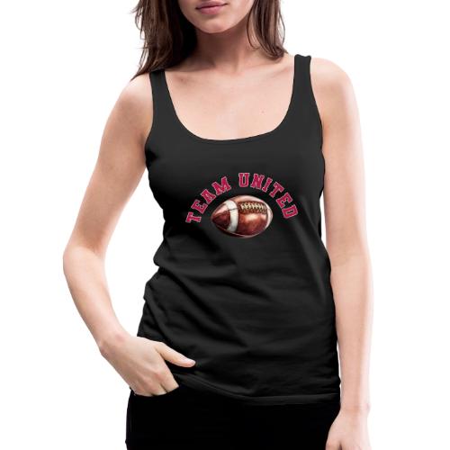 Team United American Football Design - Women's Premium Tank Top