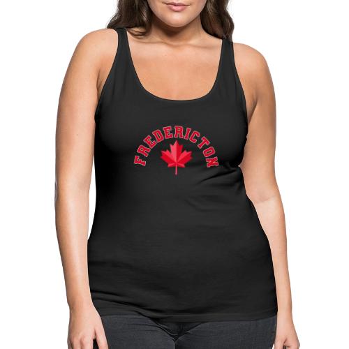 Fredericton with maple leaf - Women's Premium Tank Top