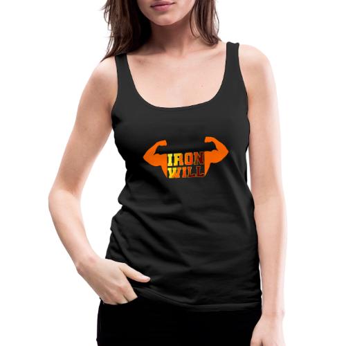 Bodybuilding: Iron Will Power - Women's Premium Tank Top