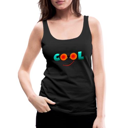 Stay Cool Chill Vibes Design - Women's Premium Tank Top