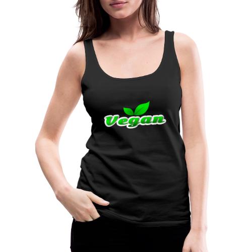 Pure Vegan Leaves - Women's Premium Tank Top