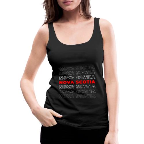 Nova Scotia Script - Women's Premium Tank Top