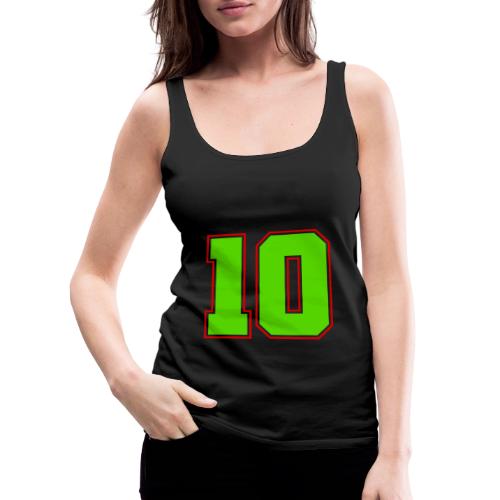 The Magic Number 10 - Women's Premium Tank Top